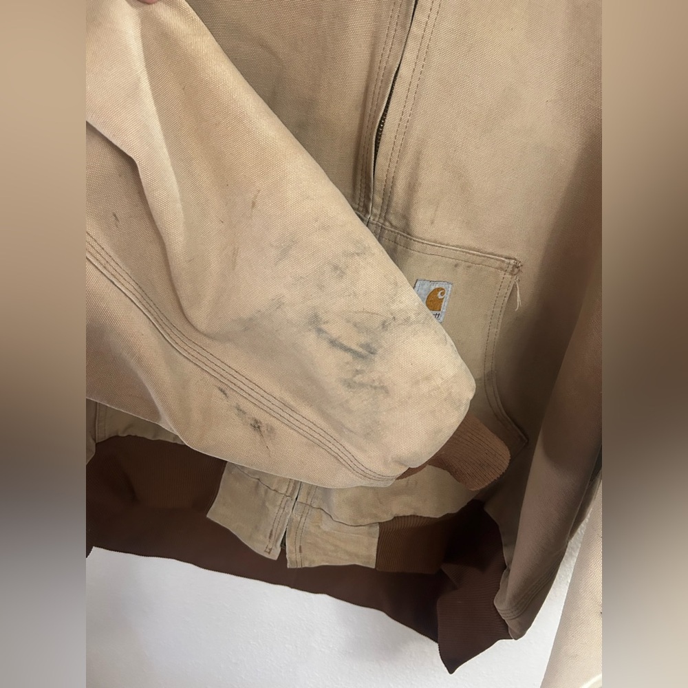 Vintage 2007 Carhartt Active Canvas Duck Jacket Mens Size 2XL - Picture 4 of 11